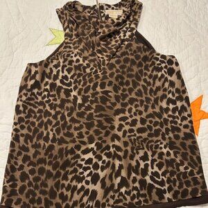 100% Silk Michael Kors Sleeveless Blouse